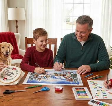 10 Creative Christmas Art Ideas to Brighten Your Holiday Home