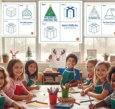 7 Easy Christmas Drawings for Kids Anyone Can Try