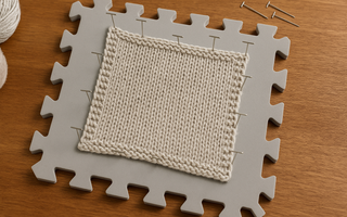 how to block knitting