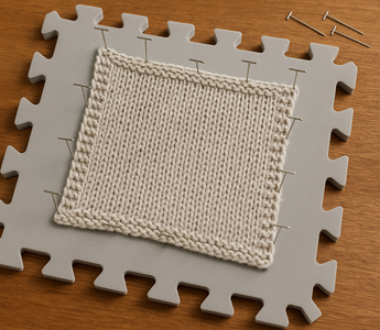 how to block knitting