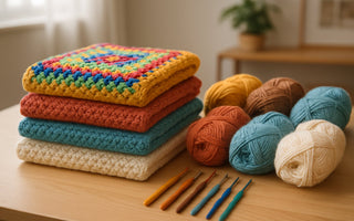 crochet blanket sizes and how much yarn