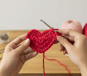 how to crochet a heart