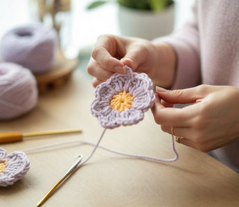how to crochet a flower
