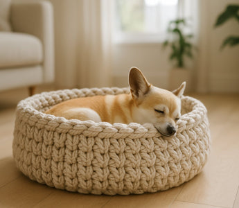 crochet pet bed