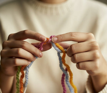 how to finger knit