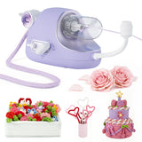 Electric i-Cord Knitting Tricotin Machine i1 Pro Lavender Purple - Caydo