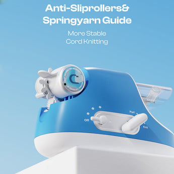 Electric i-Cord Knitting Tricotin Machine i1 Pro - Caydo