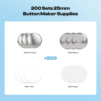 Caydo Button Maker Refill Supplies - Caydo