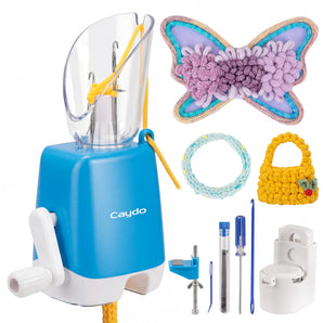 Manual i-Cord Knitting Tricotin Machine i1 - Caydo