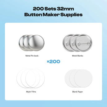 Caydo Button Maker Refill Supplies - Caydo