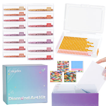 Diamond Painting Storage Containers Trays - Caydo
