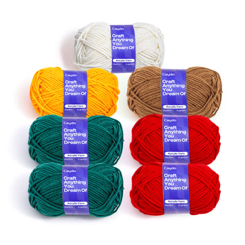 Christamas Knitting Yarn and Wire Set - Caydo