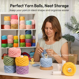 9pcs Yarn Ball Tube - Caydo