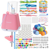 Electric i-Cord Knitting Tricotin Machine i1 with Bracelet Maker Kit - Caydo