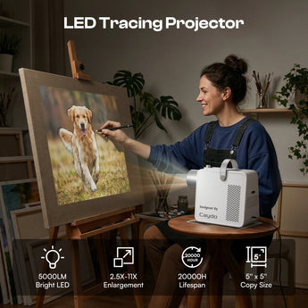 Caydo S1 Portable Drawing Projector with Handle & Storage - Caydo