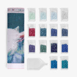 White Cat Diamond Painting - Caydo