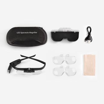 Head-Mounted Magnifier – Clearer Vision for Crochet & Handcrafts - Caydo