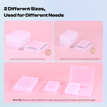 Diamond Painting Storage Containers Trays - Caydo