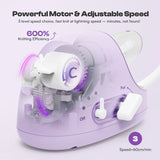 Electric i-Cord Knitting Tricotin Machine i1 Pro Lavender Purple - Caydo