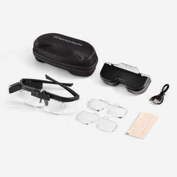 Head-Mounted Magnifier – Clearer Vision for Crochet & Handcrafts - Caydo