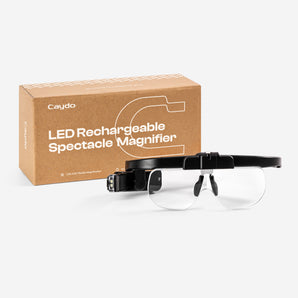 Head-Mounted Magnifier – Clearer Vision for Crochet & Handcrafts - Caydo