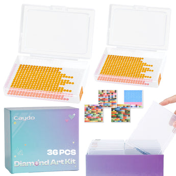 Diamond Painting Storage Containers Trays - Caydo