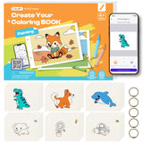 Caydo Create Your Own Coloring Book for Kids with APP - Caydo