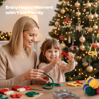 Christmas Knitting Yarn and Wire Set - Caydo