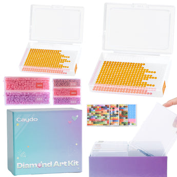 Diamond Painting Storage Containers Trays - Caydo