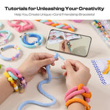 Electric i-Cord Knitting Tricotin Machine i1 with Bracelet Maker Kit - Caydo