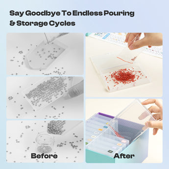 Diamond Painting Storage Containers Trays - Caydo