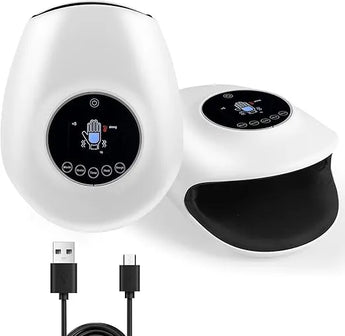 Wireless Hand Massager with Heat and Compression - Caydo
