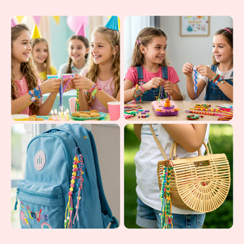 2-in-1 Friendship Bracelet Making Kit - Caydo