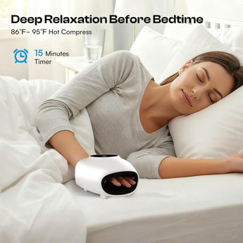 Wireless Hand Massager with Heat and Compression - Caydo