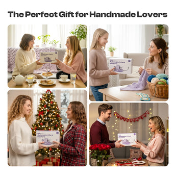 Electric i-Cord Knitting Tricotin Machine i1 Pro Lavender Purple - Caydo