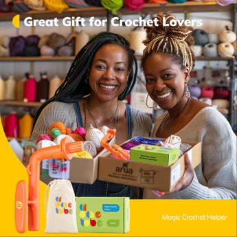 Crochet Holder for Crocheting - 3 in 1 Yarn Guide Tool - Caydo