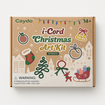 Christamas Knitting Yarn and Wire Set - Caydo