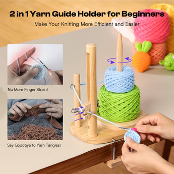 Crochet holder for beginners - Caydo