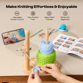 Crochet holder for beginners - Caydo