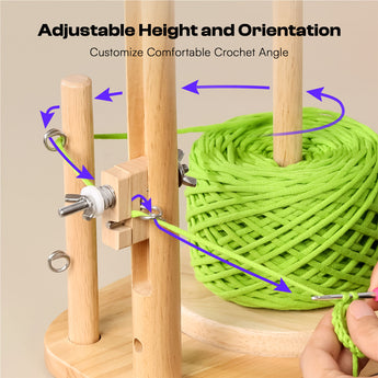 Crochet holder for beginners - Caydo