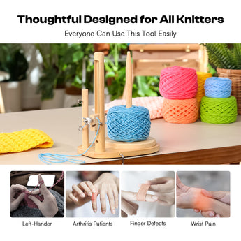 Crochet holder for beginners - Caydo