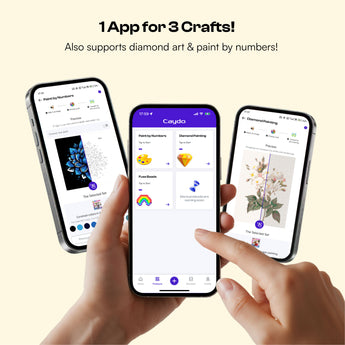36 Colors Caydo Fuse Beads Kit with 200+ Patterns in Smart Design App - Caydo