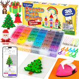 36 Colors Caydo Fuse Beads Kit with 200+ Patterns in Smart Design App - Caydo