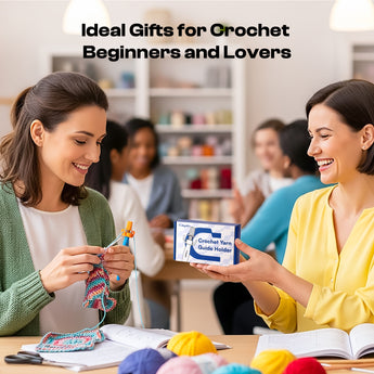 Crochet Holder - Ergonomic Yarn Guide Tool - Caydo