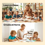 Caydo Create Your Own Coloring Book for Kids with APP - Caydo