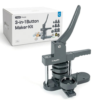 Caydo 3-in-1 Button Maker Machine Kit - Caydo