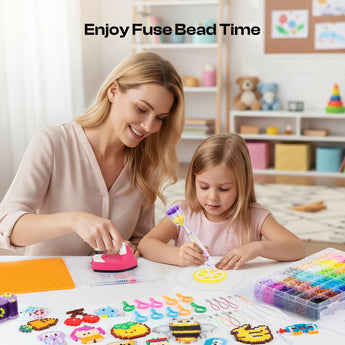 Caydo Fuse Beads Iron Kit with Pen, Design App & 200+ Patterns - Caydo