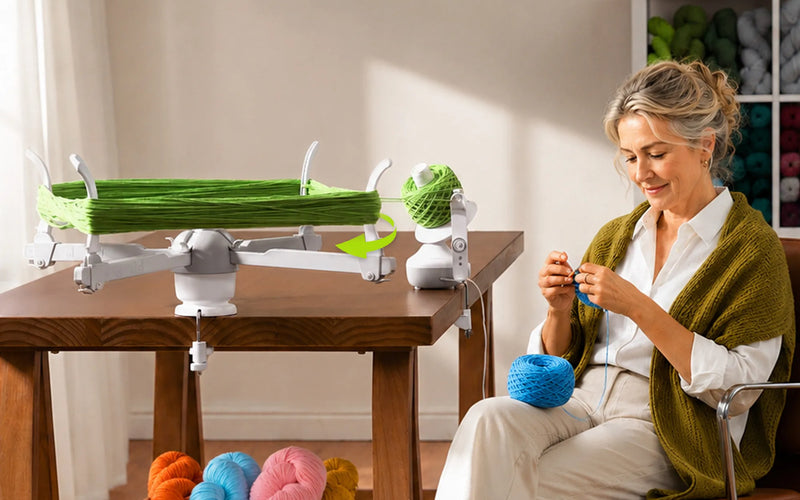 From Old Sweaters to New Yarn Cakes: Sweater Upcycling with Caydo Y1 Pro