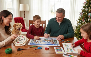 10 Creative Christmas Art Ideas to Brighten Your Holiday Home