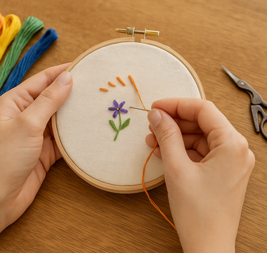 is embroidery hard